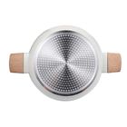 Bergner, Naturally, garnek marmurkowy płaski z pokrywą, 28 cm