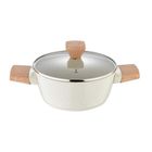 Bergner, Naturally, garnek marmurkowy z pokrywą, 20 cm