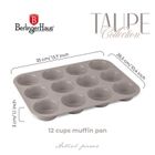 Berlinger Haus, forma tytanowa do 12 muffinek, taupe