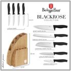 Berlinger Haus, zestaw noży, black rose w bloku bambusowym