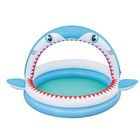 Bestway, basen dmuchany ze zraszaczem, rekin, 163-127-92 cm