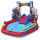 Bestway, Spider-Man, basen dmuchany ze zjeżdzalnią, wodny plac zabaw, 211-206-127 cm