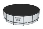 Bestway, Steel Pro Max, basen stelażowy z pompą filtracyjną, 4,57-1,22m