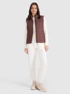 Bezrękawnik damski, brązowy, 4F