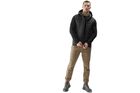 Bezrękawnik męski z kapturem, czarny, 4F