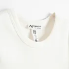 Biała koszulka basic z bawełny czesanej NOWEAR