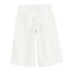 Białe jeansowe szorty wide z regulacją Cool Club