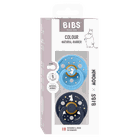 Bibs, Muminki, smoczek uspokajający, kauczuk Hevea, Breeze Mix, rozmiar 1, 2 szt.