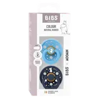 Bibs, Muminki, smoczek uspokajający, kauczuk Hevea, Breeze Mix, rozmiar 2, 2 szt.