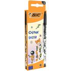 Bic, Cristal Kawaii, długopis, czarny, 3 szt.