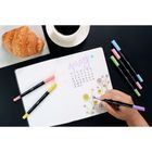 Bic, Intensity Dual Tip Pastel, pisak dwustronny, 6 szt.