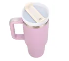 Black Forest, kubek termiczny ze słomką, pudrowy róż, 1200 ml