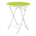 Black Forest, mały zestaw mebli ogrodowych, dwa krzesła + stolik, biało-zielony