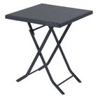 Black Forest, zestaw mebli ogrodowych, dwa krzesła + stolik, czarny