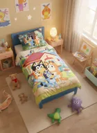 Bluey, 2-częściowy komplet pościeli bawełnianej, 160-200 cm