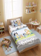 Bluey, 2-częściowy komplet pościeli bawełnianej, 160-200 cm