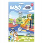 Bluey, plansza z naklejkami wielorazowymi, zestaw kreatywny