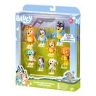 Bluey, rodzinka, figurki, 8 szt.