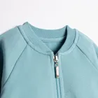 Bluza bomberka chłopięca, rozpinana, niebieska, Nicol