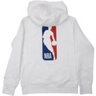 Bluza chłopięca z kapturem, biała, Nike NBA Team Logo Fleece