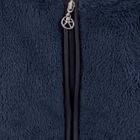 Bluza chłopięca z kapturem, rozpinana, niebieska, Kanz