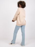 Bluza damska, beżowa, Ex Moda