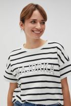 Bluza damska, biała, Moodo