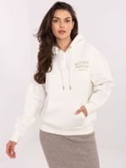 Bluza damska z kapturem, biała, Sublevel