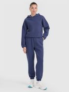 Bluza damska z kapturem, granatowa, 4F