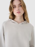 Bluza damska z kapturem, szara, 4F