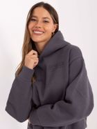 Bluza damska z kapturem, szara, Sublevel