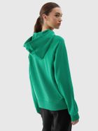Bluza damska z kapturem, zielona, 4F