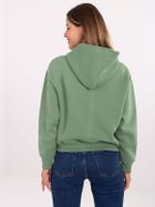 Bluza damska z kapturem, zielona, Sublevel
