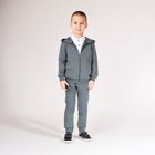 Bluza dziecięca z kapturem, rozpinana, szara, Nicol