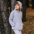 Bluza dziecięca z katurem, szara, Eevi