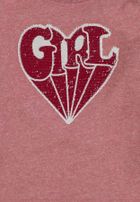 Bluza dziewczęca, różowa melanż, Tom Tailor