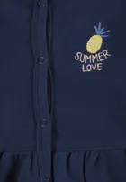 Bluza dziewczęca, rozpinana, niebieska, Tom Tailor