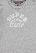 Bluza dziewczęca, szara, Kanz