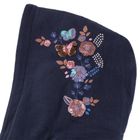 Bluza dziewczęca z kapturem, granatowa, cekiny, Tom Tailor