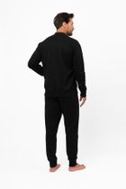 Bluza męska, rozpinana, czarna, Italian Fashion