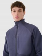 Bluza męska, rozpinana, niebieska, 4F
