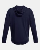 Bluza męska z kapturem, rozpinana, granatowa, Under Amour