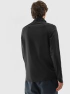 Bluza termoaktywna męska, komin, czarna, 4F