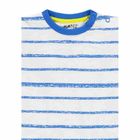 Bluzka chłopięca z długim rękawem, biała, Kanz