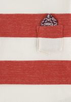 Bluzka chłopięca z długim rękawem, biało-czerwona, Tom Tailor