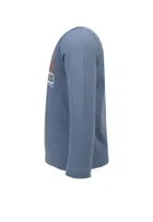 Bluzka chłopięca z długim rękawem, niebieska, Lief