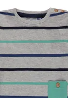 Bluzka chłopięca z długim rękawem, szara, Tom Tailor