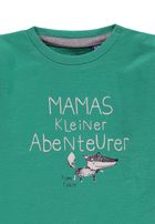 Bluzka chłopięca z długim rękawem, zielona, Tom Tailor