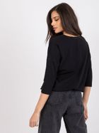 Bluzka damska z długim rękawem, czarna, Relevance