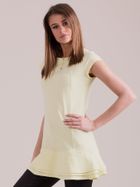 Bluzka damska z krótkim rękawem, żółta, Factory Price